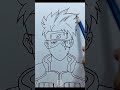 How to draw Kakashi Hatake easily #kakashidrawing #animedrawing #art #animeart