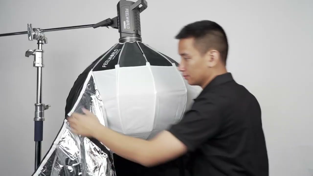 FEELWORLD FSL65 65cm Lantern Softbox Quick Release Diffuser With Bowens Mount - View #7