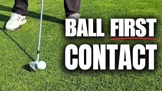 How to Hit the Ball First Every Time in Golf!