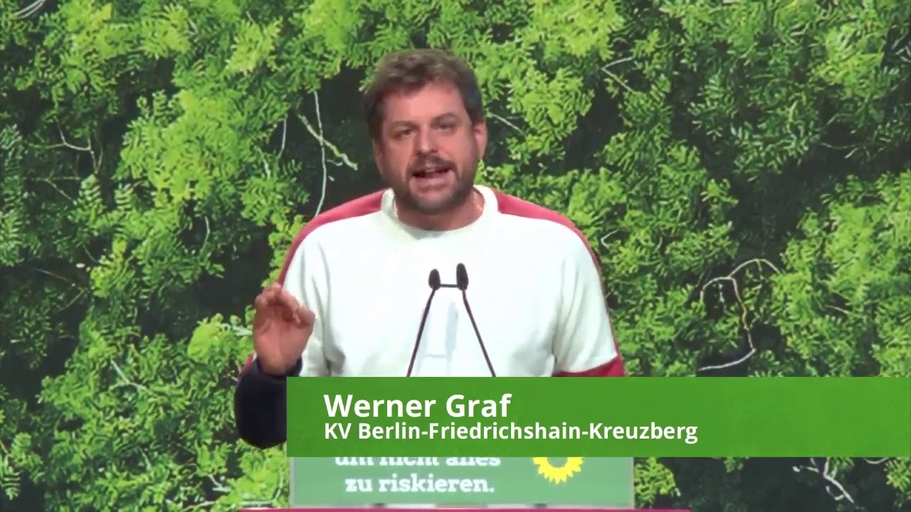 Bundesparteitag 2019: Rede von Werner Graf zur Streichung der Schuldenbremse auch bei den Ländern