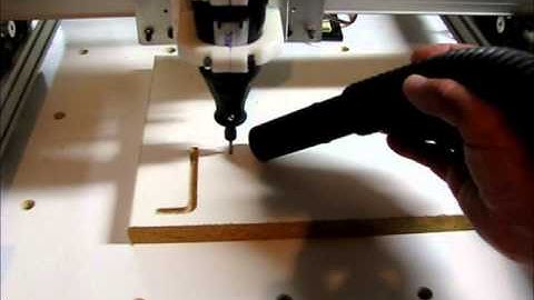 HeeksCNC, openSCAM, Universal Gcode Sender, Shapeoko 2, engraving a name plate