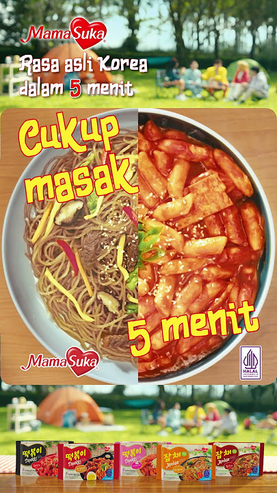 MamaSuka Topokki & MamaSuka Japchae Instant!