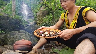 Catching Crab, Snail cook porridge in the forest stream | Life Wild Relax Weekend