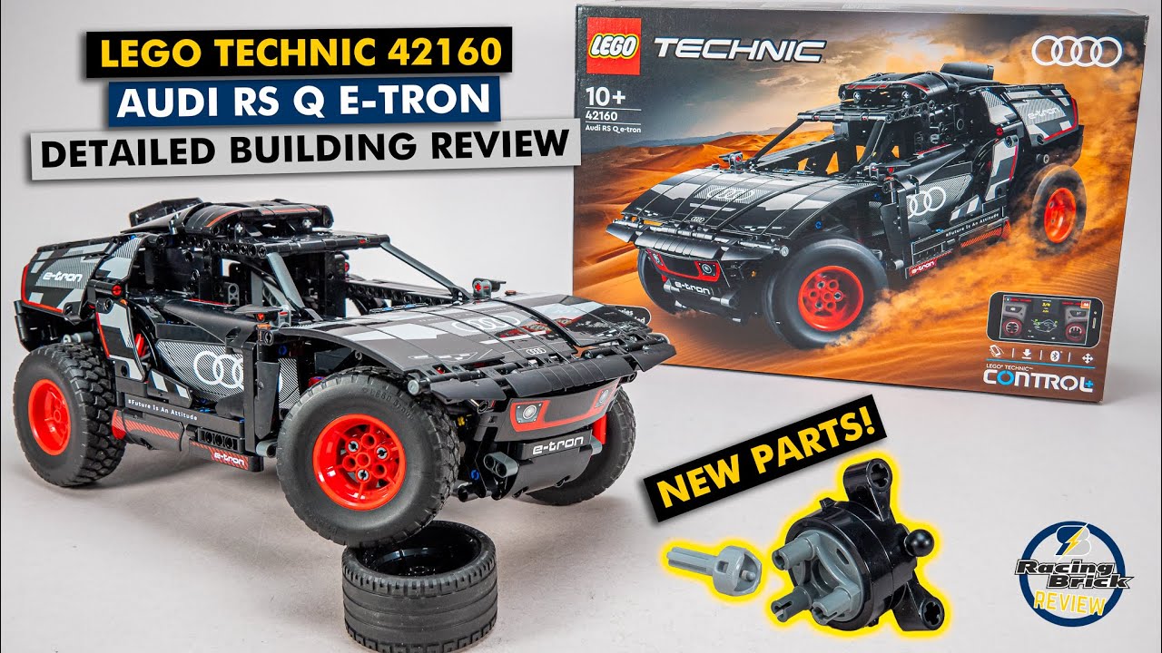 LEGO Technic 42160 Audi RS Q e-tron detailed building review 