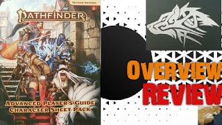 🐲 Overview & Review of Pathfinder 2nd edition advanced player's guide character sheets pack by Paizo