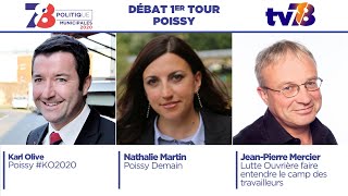 Municipales 2020. Poissy. Débat du 1er tour.