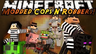Minecraft Mini-Game : MODDED COPS N ROBBERS! ANIMAL BIKES! screenshot 4
