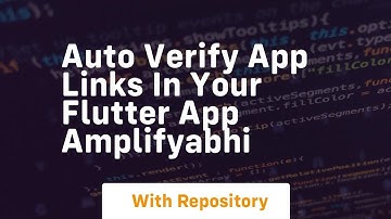 auto verify app links in your flutter app amplifyabhi