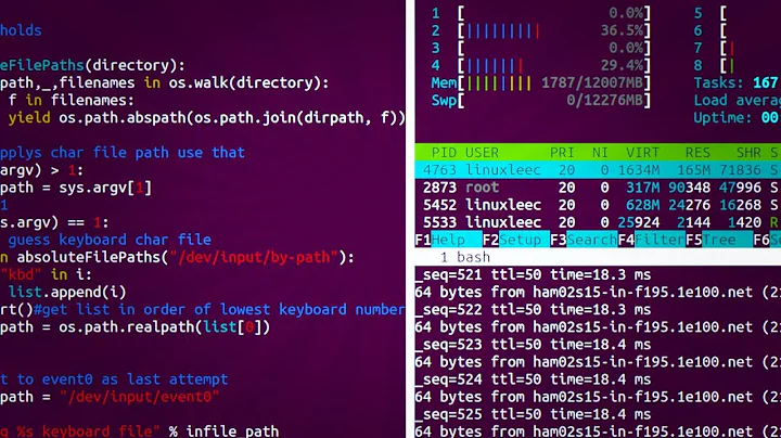 How to Split Screen your Terminal using GNU Screen