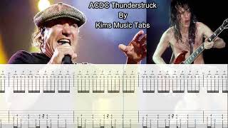 Acdc, Thunderstruck Tabs And Lesson