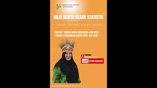 Rilis BRS Inflasi Juni 2025 dan Tingkat Penghunian Kamar Hotel Mei 2025