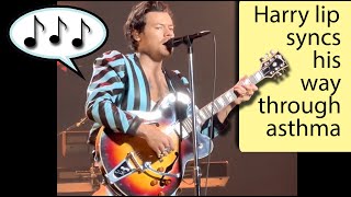 Harry Styles - Lip syncs to deal with asthma and allergies (#harrystyles #asthma)