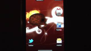 Burning Skull Live Wallpaper