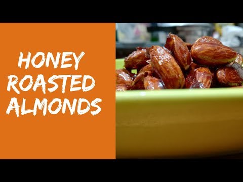 Honey Roasted Almonds | Pan Roasted Almonds | Healthy Snack