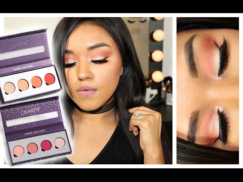 Colourpop Eyeshadow Palette Review Swatches Tutorial