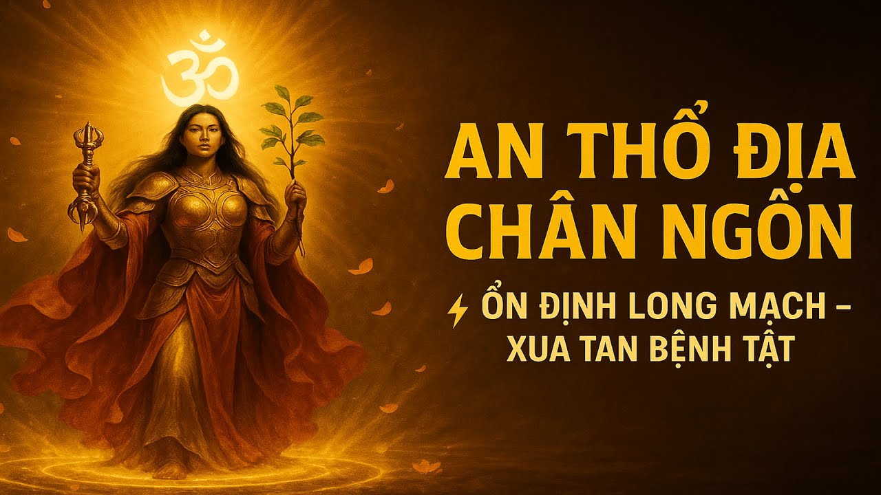🔥AN THỔ ĐỊA CHÂN NGÔN🔥| Tiếng Phạn | Tịnh Hóa Đất Đai - Nhà An - Khí Lành| Oṃ dhuru dhuru devī svāhā
