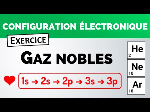 Vidéo: Quelle est la configuration de gaz noble du vanadium ?