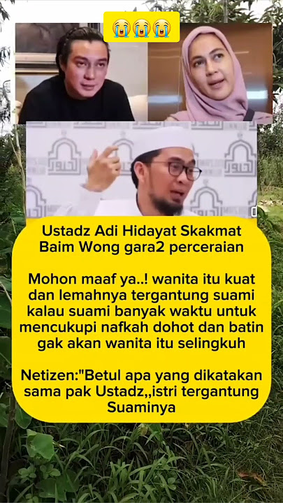 ustadz adi hidayat skmt baim wong gara2 paula verhoeven #ustadzadihidayat #baimwong #paulaverhoeven