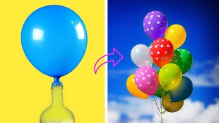 HOW TO MAKE FLYING BALLOONS AT HOME WITHOUT HELIUM | EXPERIMENTS | CrafTricks