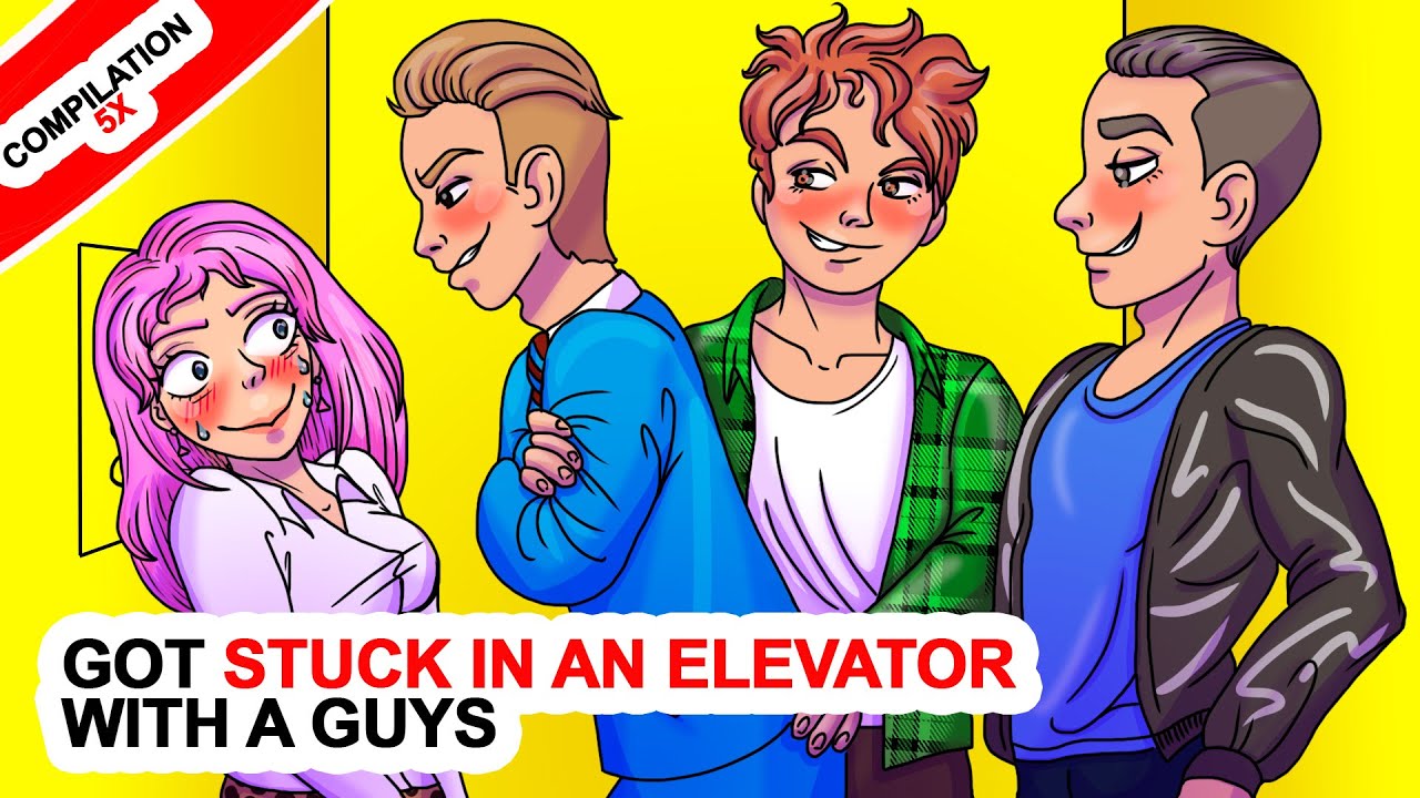 Got Stuck In An Elevator With A Guys⭐Top 5 Exciting Stories - YouTube