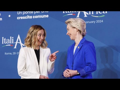 European Commission chief von der Leyen visits Rome as campaign trail continues