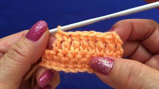 CLASE:  3:  PUNTO ALTO  Curso basico para aprender a tejer crochet