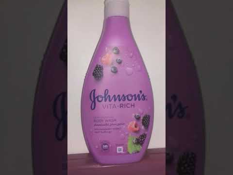 Johnson's Vita rich Replenishing body wash with raspberry extract review and details ✌