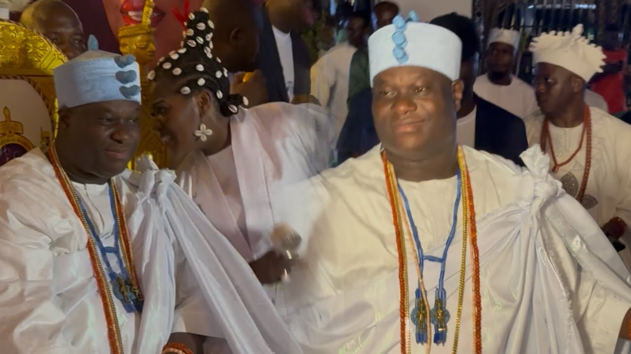OONI OF IFE TAKE CHARGE WITH HIS WIFE QUEEN ASHLEY AS HE RECEIVED DIGNITARIES AT AJE FESTIVAL 2026