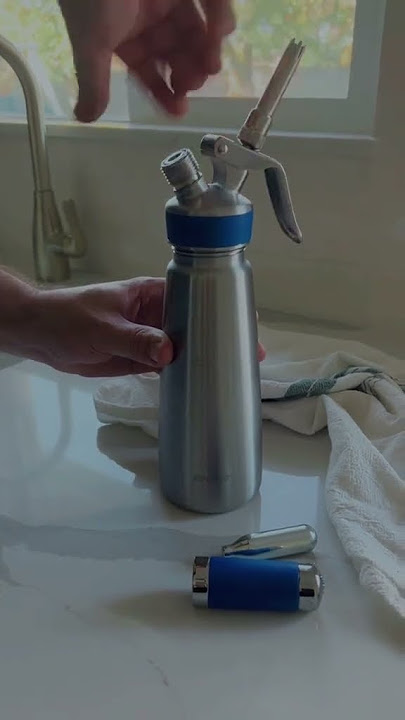 Make your own fluffy whipped cream with a Mosa Cream Whipper
