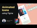 Looped animated iconsbuttons in figma  create micro animation in figma tutorial