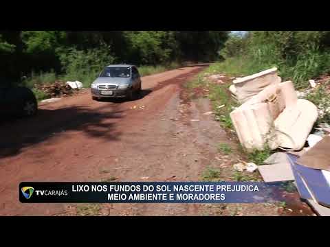 Lixo nos fundos do Sol Nascente prejudica meio ambiente e moradores