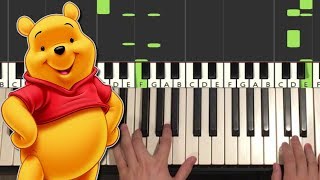 Winnie The Pooh Theme Song (Piano Tutorial Lesson)