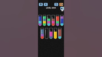Water Color Sort Level 5994 Gameplay WalkThrough Solution