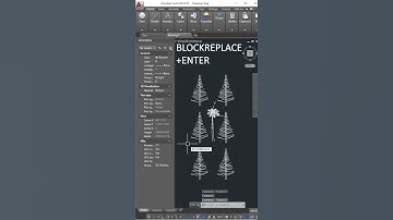 Change Blocks With AutoCAD BlockReplace Command #shorts