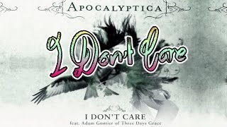 🔵 APOCALYPTICA | SUBTITULADO | I Don't Care (ft Adam Gontier) [Sub Catellano]