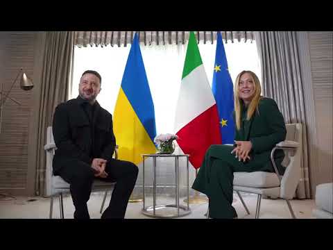 Video GIORGIA MELONI INCONTRA ZELENSKY AL VERTICE NATO DI ANKARA