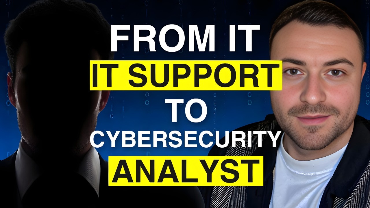 From IT Support to Cybersecurity Analyst | How he Landed A Job - YouTube