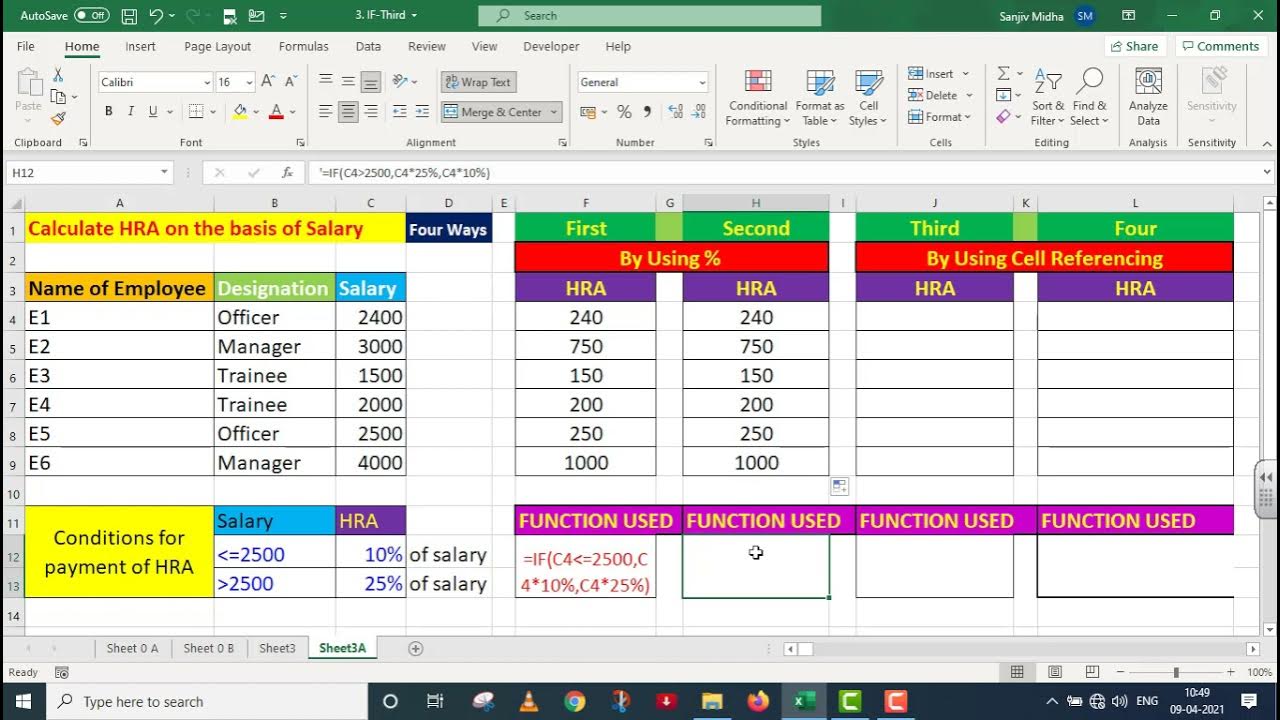 IF Function Part 3 - YouTube