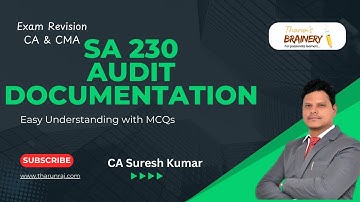 Mastering SA 230: Audit Documentation for CA & CMA Intermediate | Quick Revision