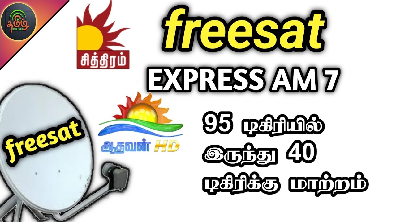freesat satellite change express AM 7