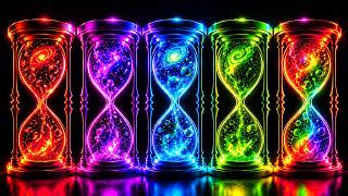 ✨ Sensory Galaxy Hourglass⏳ 4K OLED Screensaver for ADHD Focus & Autism Calm