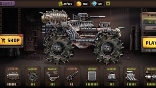 zombie Hill Racing stage 5/2 | Android Games screenshot 3