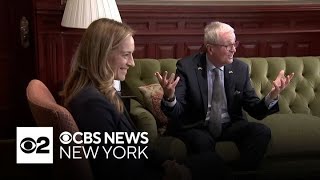 Mikie Sherrill, the projected winner of the N.J. governor's race, meets with Gov. Phil Murphy