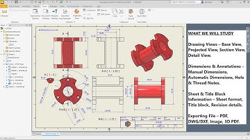 How to Create a Detailed Drawing in Autodesk Inventor | Step-by-Step Tutorial