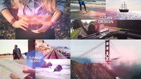 Summer Slideshow (After Effects Template)