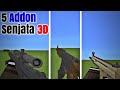 Top 5 Addon Yang Mempunyai Senjata/Gun 3D nya | MCPE 1.16 | 2020