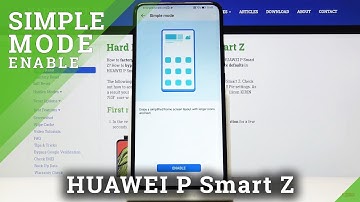 Simple Mode in HUAWEI P Smart Z – Minimalistic Look