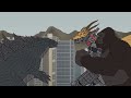 Godzilla Kong Vs Mechagodzilla Part 2 Animation 
