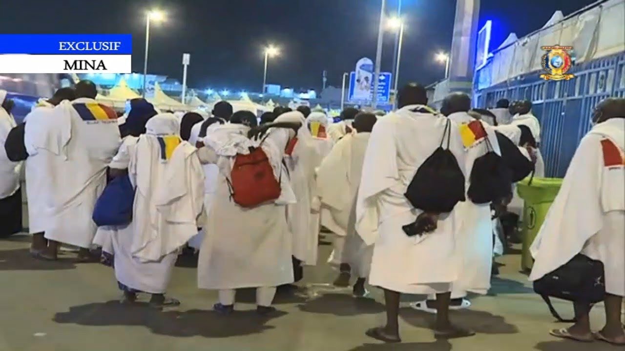 tchadactuel HADJ 2019 - ARRIVÉE DES PÈLERINS TCHADIENS À MINA POUR LA JOURNÉE DE LA TARWIA