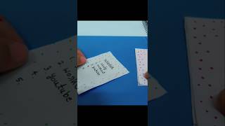 how to make sticky notes with paper 📃 #easy #sticky #cute #craft #shorts #school